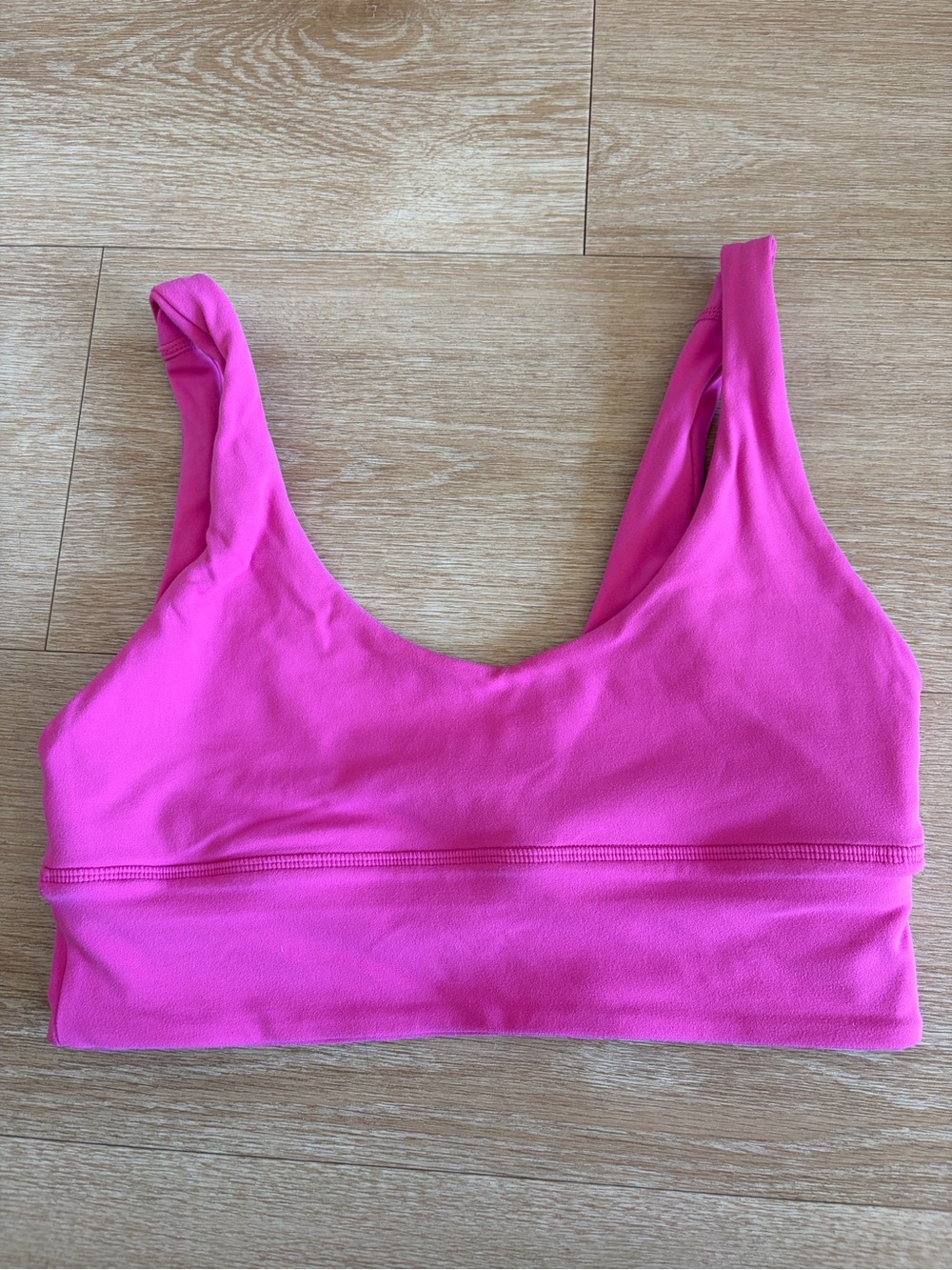 lululemon athletica Hot Pink Medium-Support Sports Bra